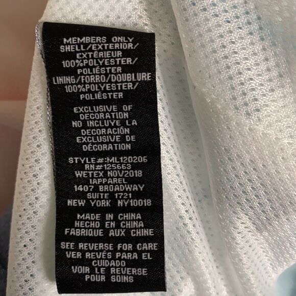 MEMBERS ONLY “Ombré” Sport Windbreaker Jacket - Picture 8 of 8